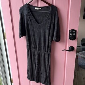 Evan Picone Gray Knit Dress